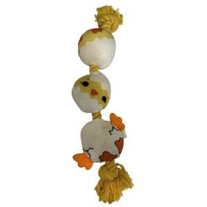 Cracked Egg Chicken Rope Dog Toy​​​
